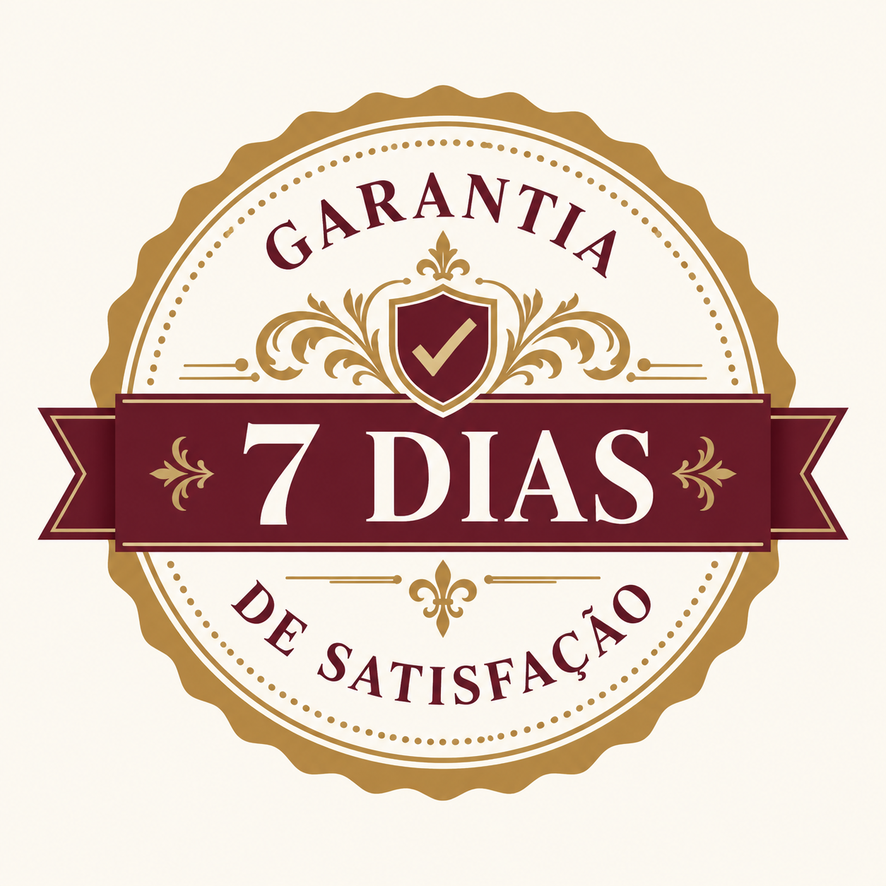 Selo de 7 dias de garantia de satisfação